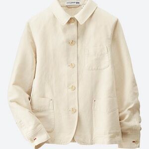 NWT Off White Denim Chore Coat - Ines de La Fressange for Uniqlo